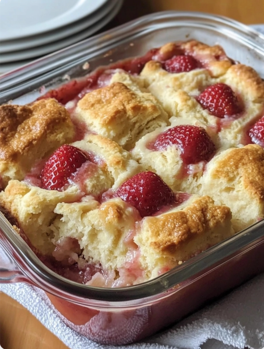 Strawberry Shortcake with Biscuits
