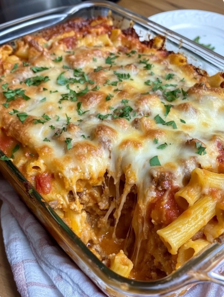Easy Ziti Pasta Bake Recipe