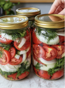 Marinated Preserved Tomatoes