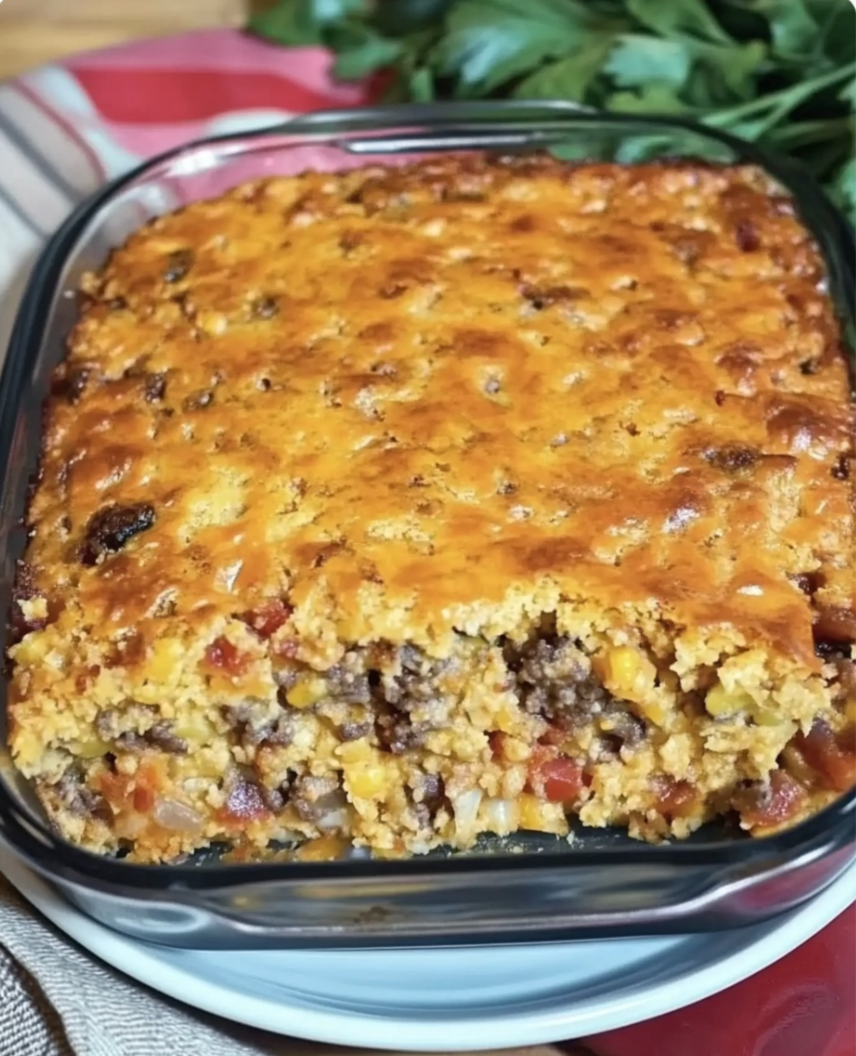 Cornbread Cowboy Casserole