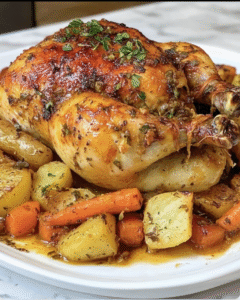 Garlic Butter Roasted Chicken