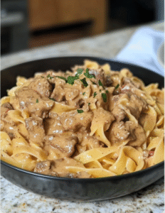 Beef Stroganoff Pasta
