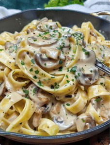 Creamy Italian Mushroom Pasta