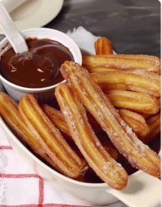 “Spanish Churros with Chocolate Dip