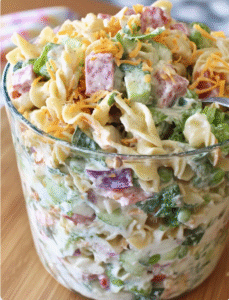 Layered Pasta Salad