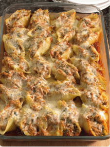 Cheesy Stuffed Shells Casserole