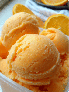 2-Ingredient Orange Sherbet