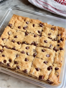 Lazy Chocolate Chip Cookie Bars