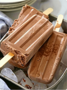 Just 3 Ingredients … Creamy Chocolate Popsicle!!