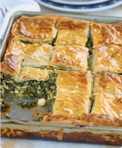 Crispy Greek Spinach & Feta Pie