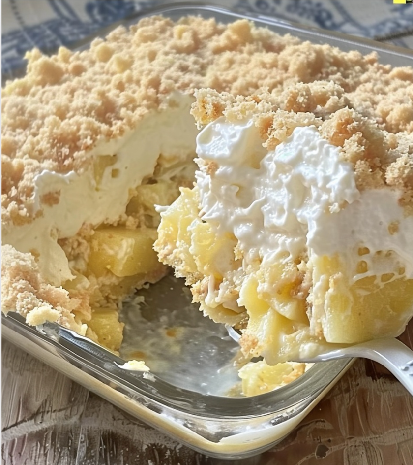 PINEAPPLE DREAM DESSERT | No Bake Pineapple Cream Dessert