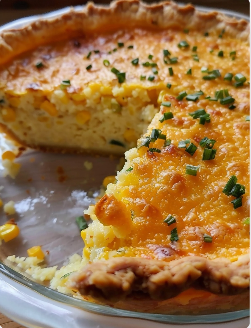 Cheddar Sweet Corn Pie