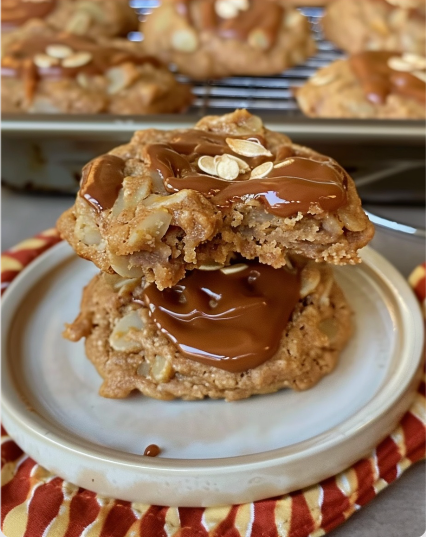 Pumpkin Spice No Bake Cookies