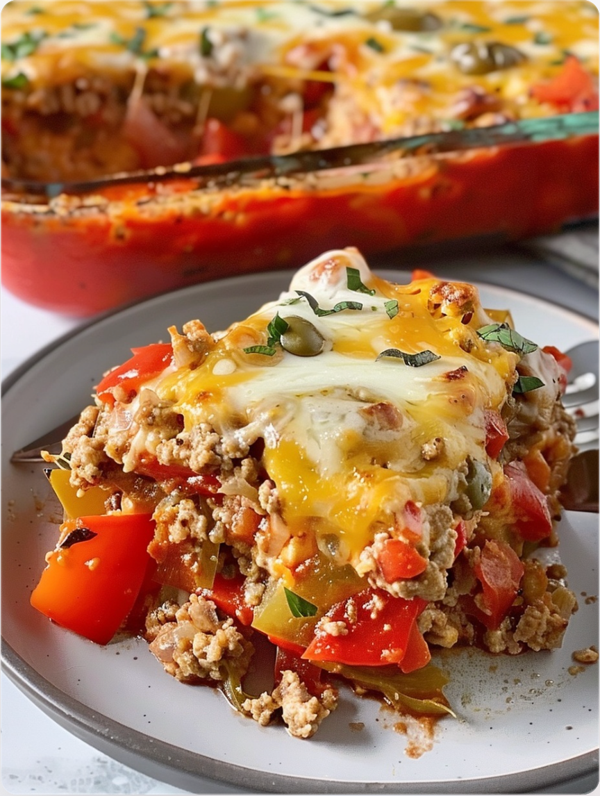 Savory One-Pan Stuffed Pepper Casserole