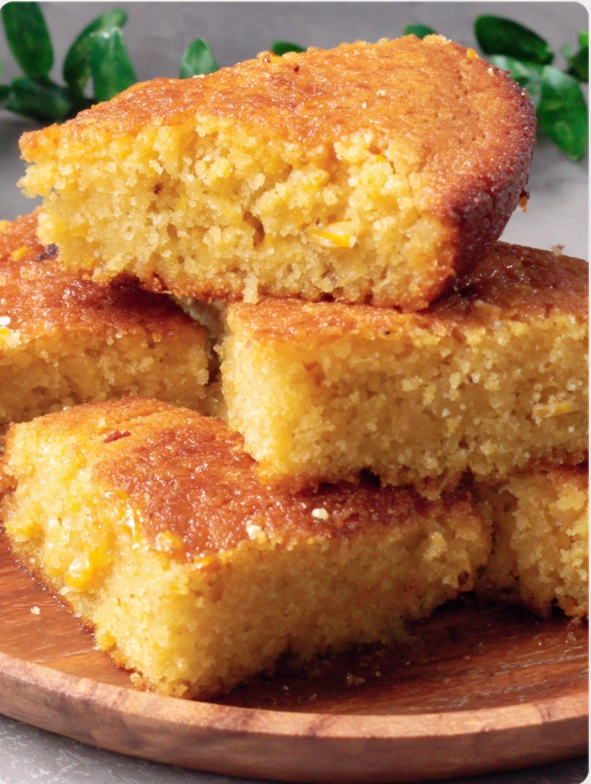 Crunchy Outside, Soft Inside Cornbread