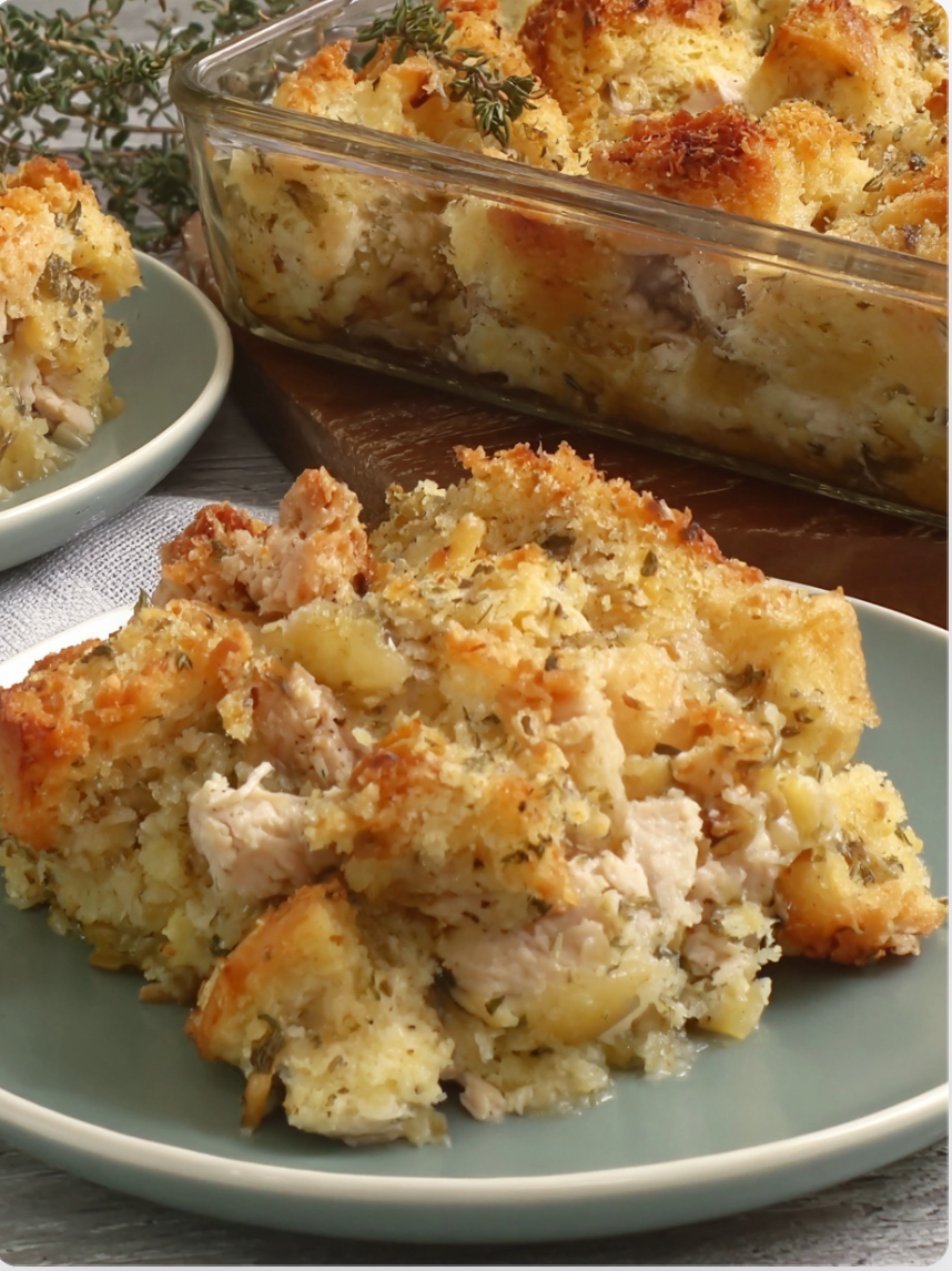 Chicken & Dressing Casserole