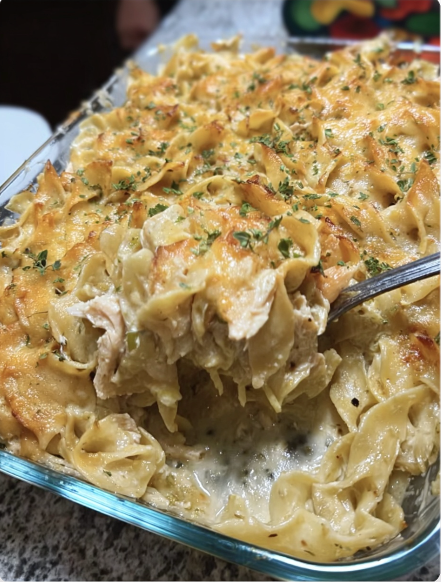 Chicken noodle casserole