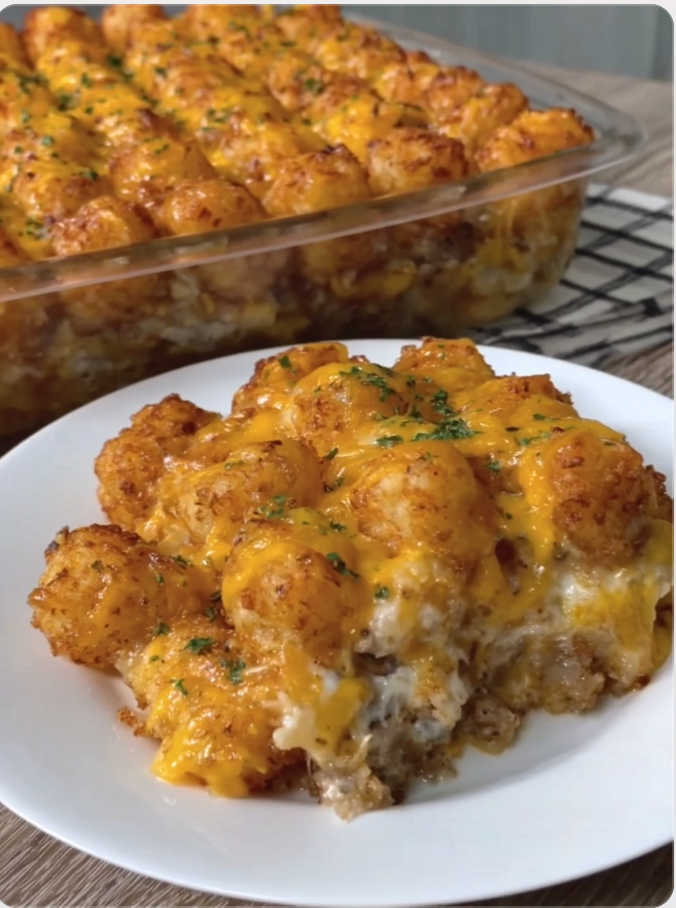 Easy Tater Tot Casserole