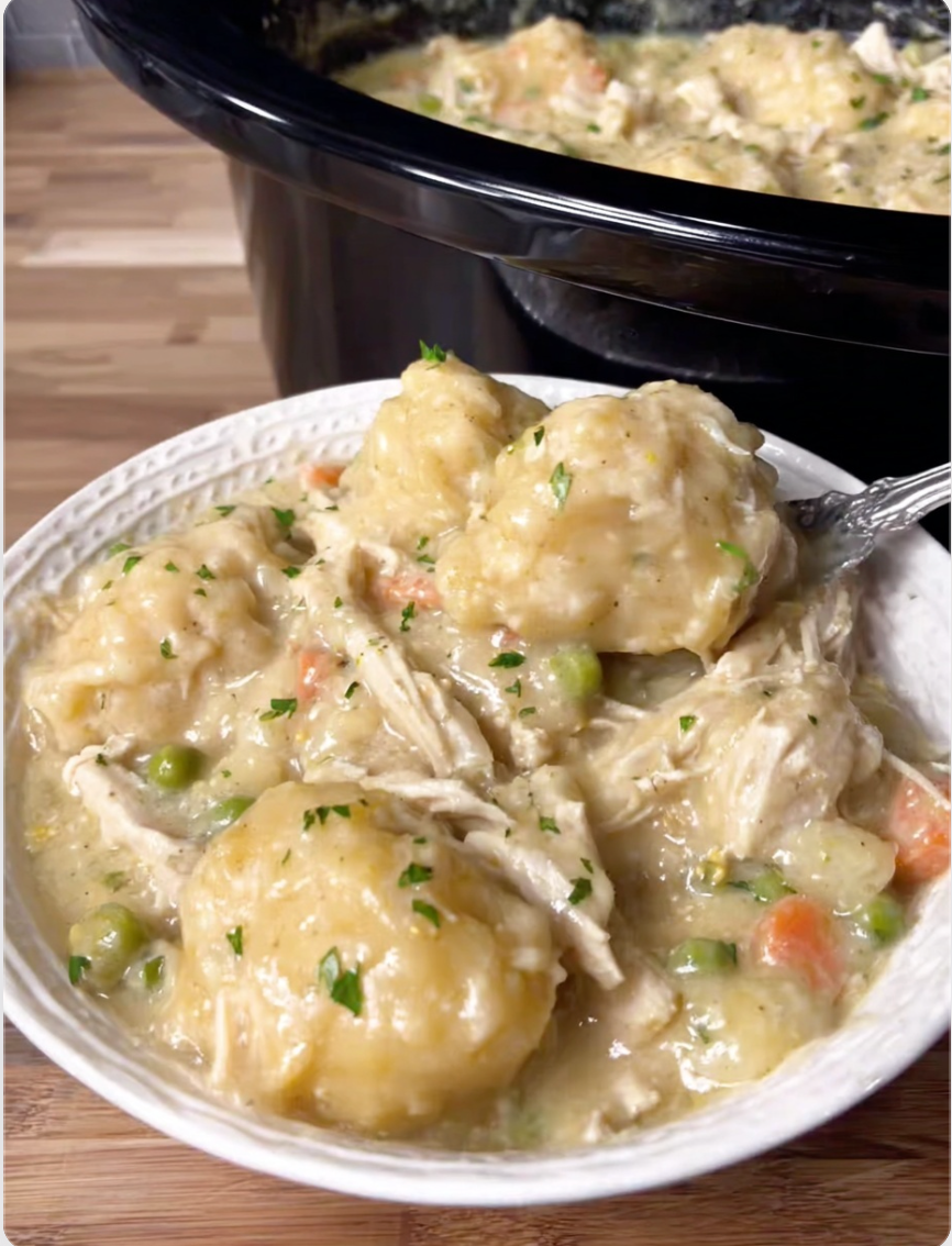 Crockpot Chicken and Dumplings