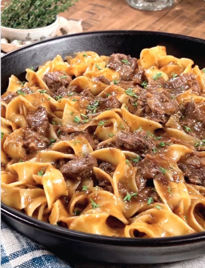 french onion beef and noodles
