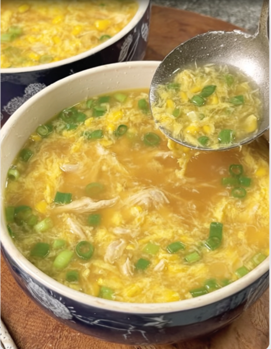Chicken Corn Egg Drop Soup
