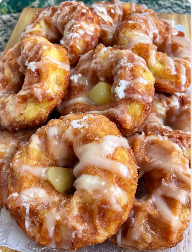 Apple Fritter Waffle Donuts