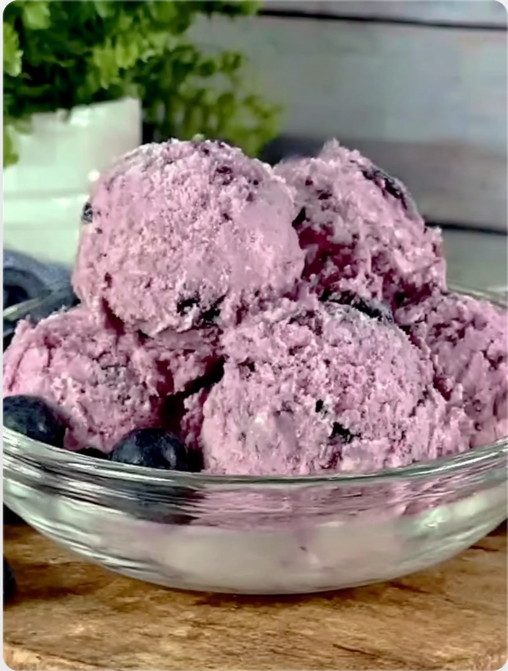 Blueberry Ice Cream Recipe