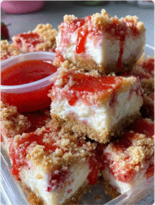 Strawberry Crunch Cheesecake Chunks