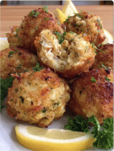Southern Crab Beignets  Crab Balls