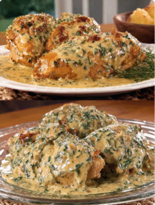 Easy and Creamy Smothered Chicken Dinner