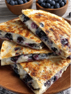 Blueberry Breakfast Quesadilla