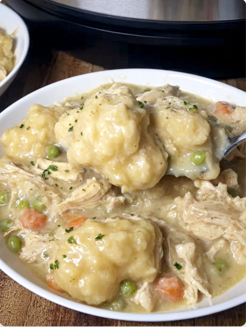 Crockpot Chicken and Dumplings