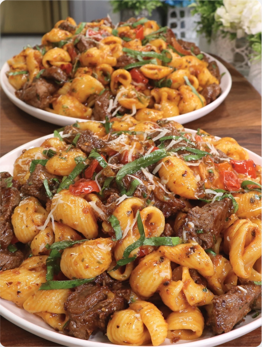 One-Pot Zesty Steak Pasta