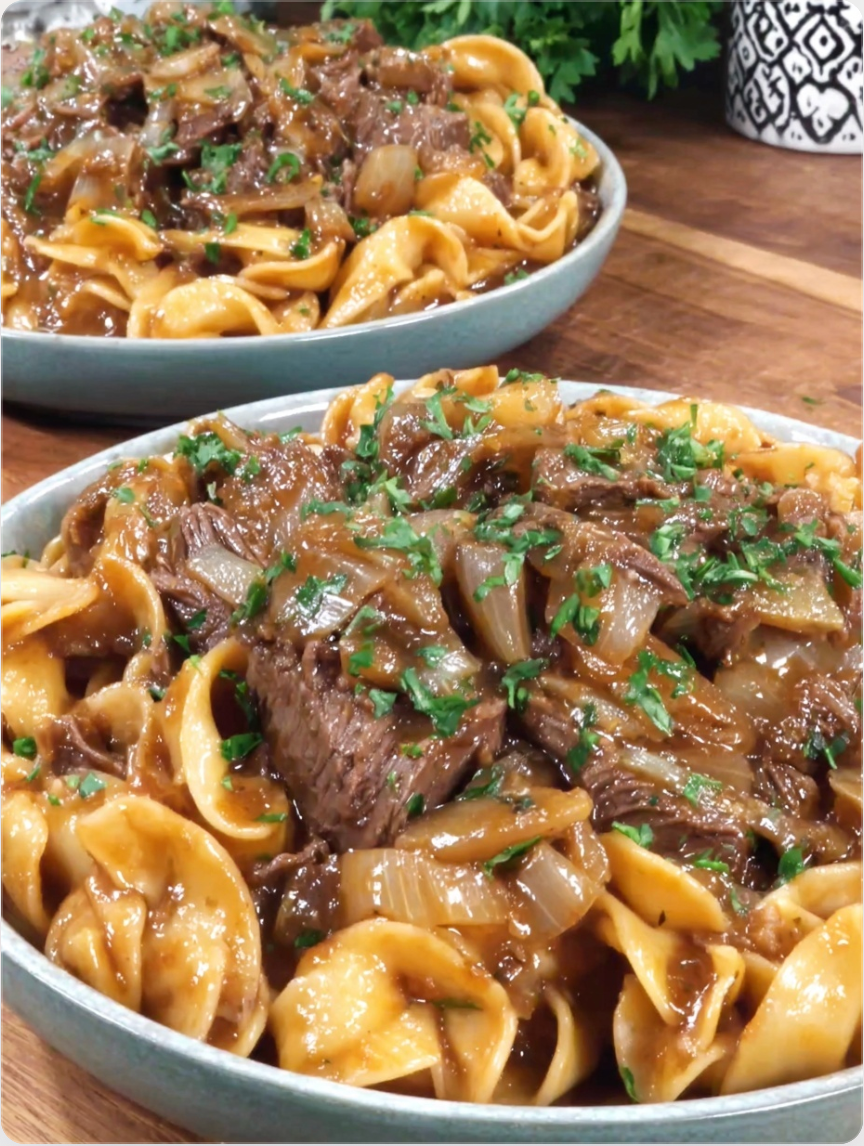 french onion beef and noodles