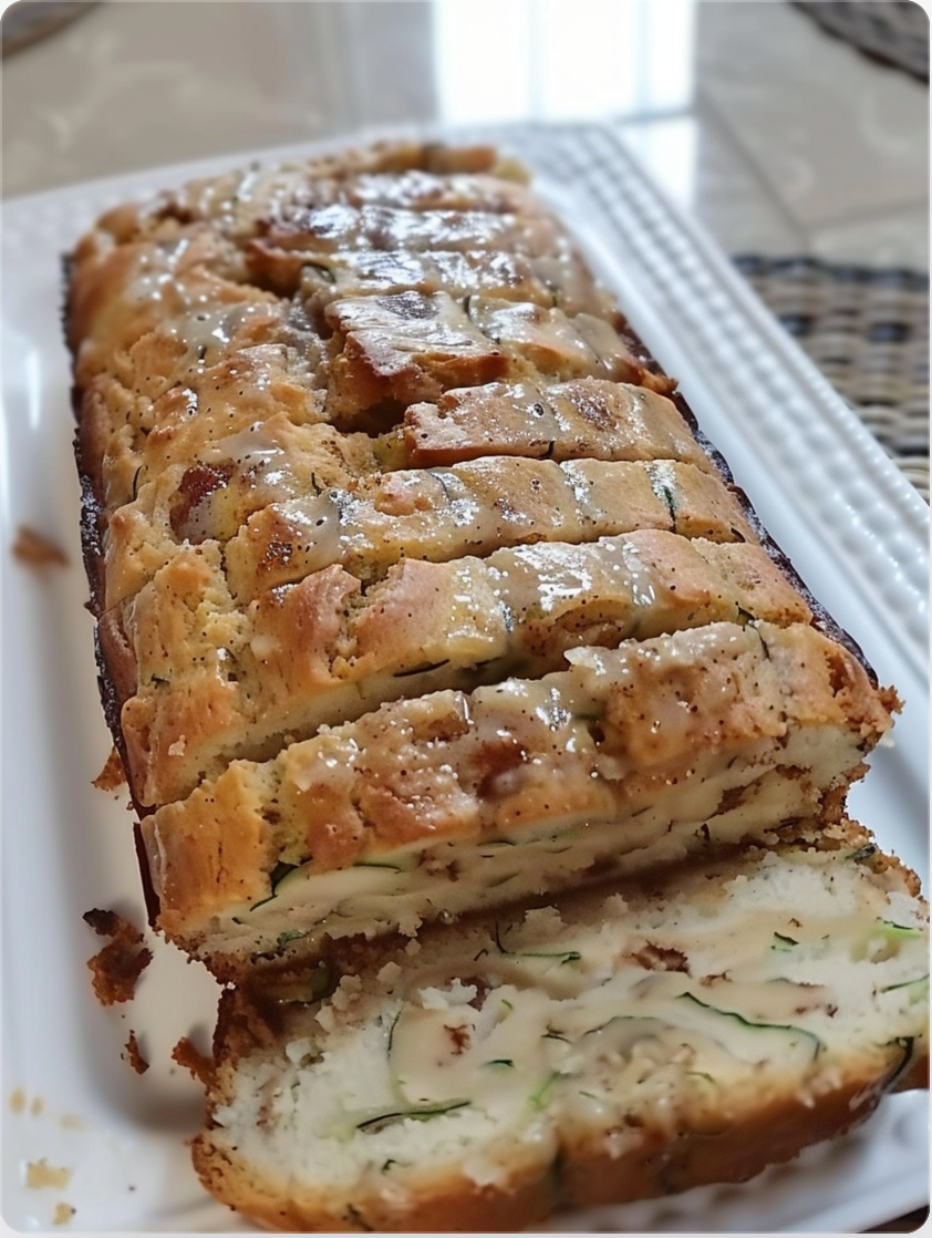 Cinnamon Roll Zucchini Bread
