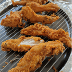 Macaroni with beef, peppers, onions in cheesy tomato sauce