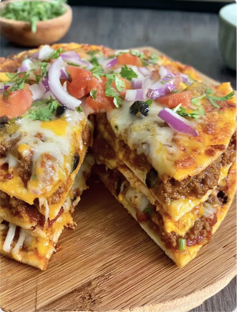 Homemade Mexican Pizza