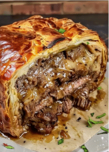 Philly Cheesesteak Wellington