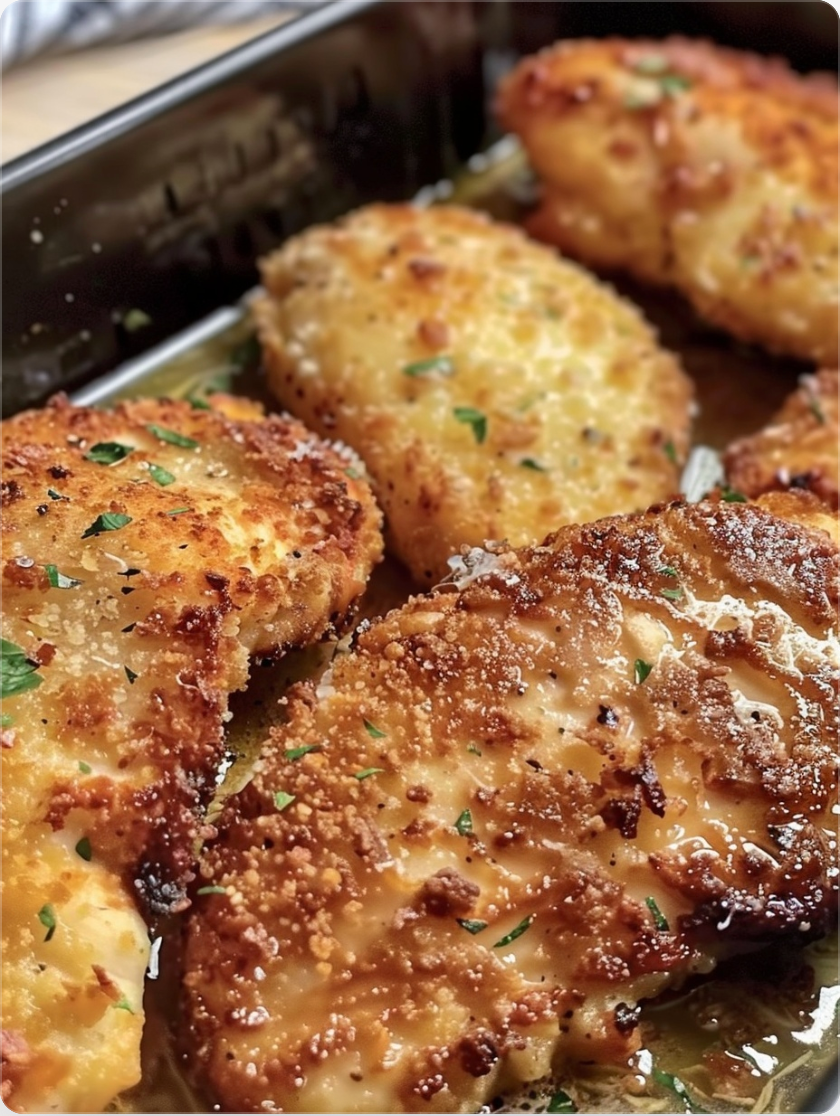 Air Fryer Parmesan Crusted Chicken