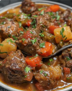 Hearty Slow-Cooked Beef Stew 🥩🥕🥔