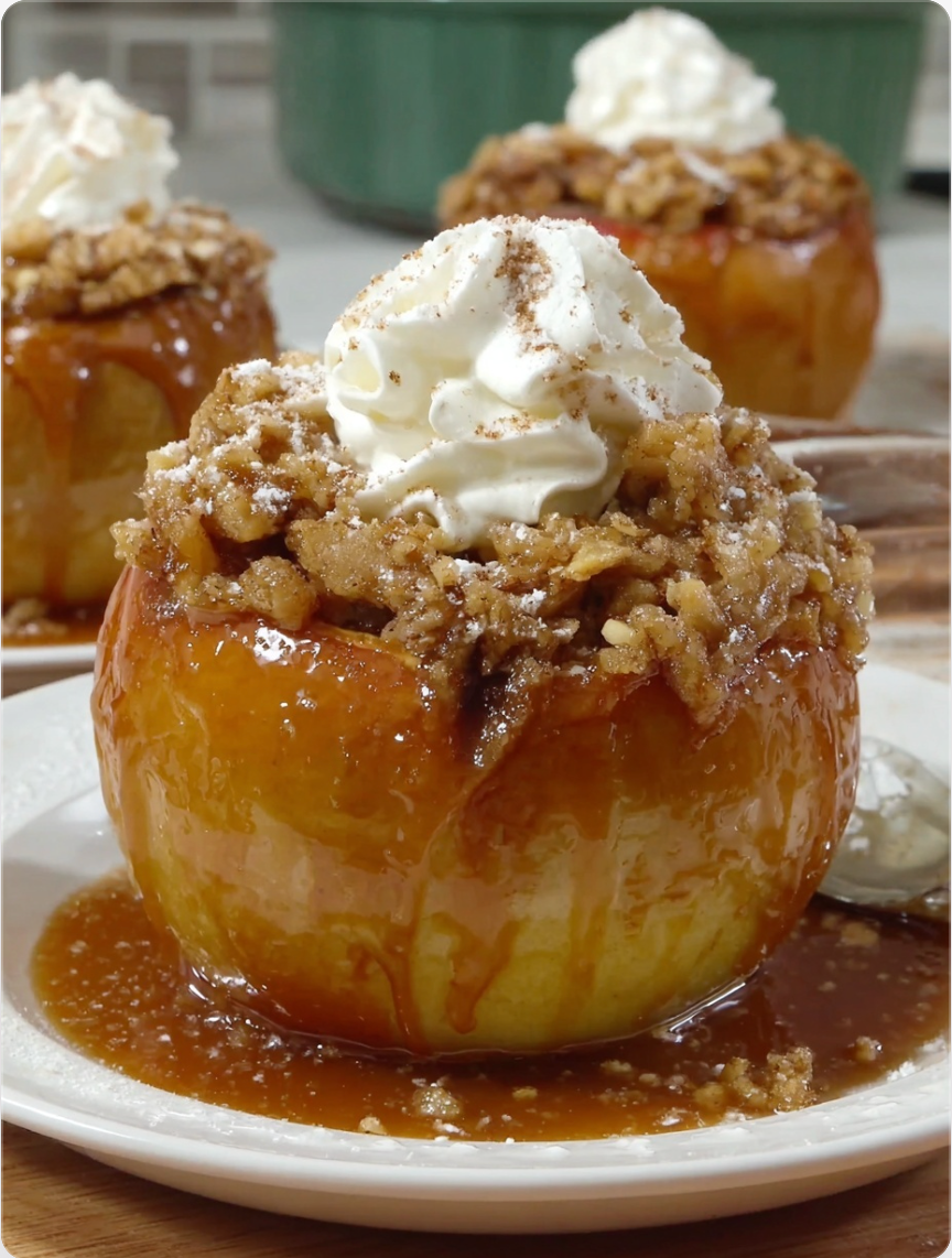 Pumpkin Pie Stuffed Baked Apples