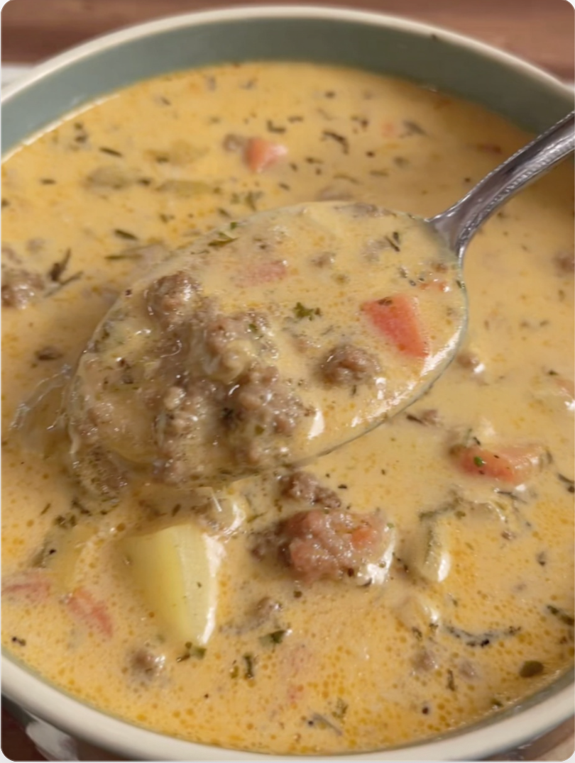 One Pot Cheeseburger Soup