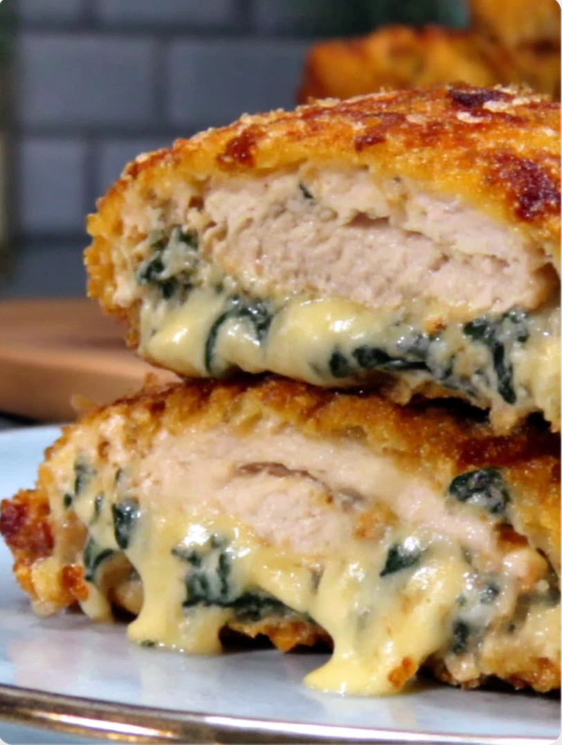 Cheese-Stuffed Fried Chicken Meteor