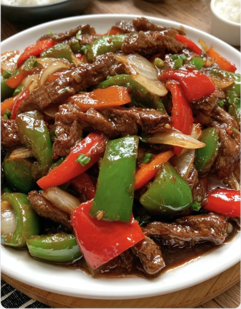 Chinese Pepper Steak.