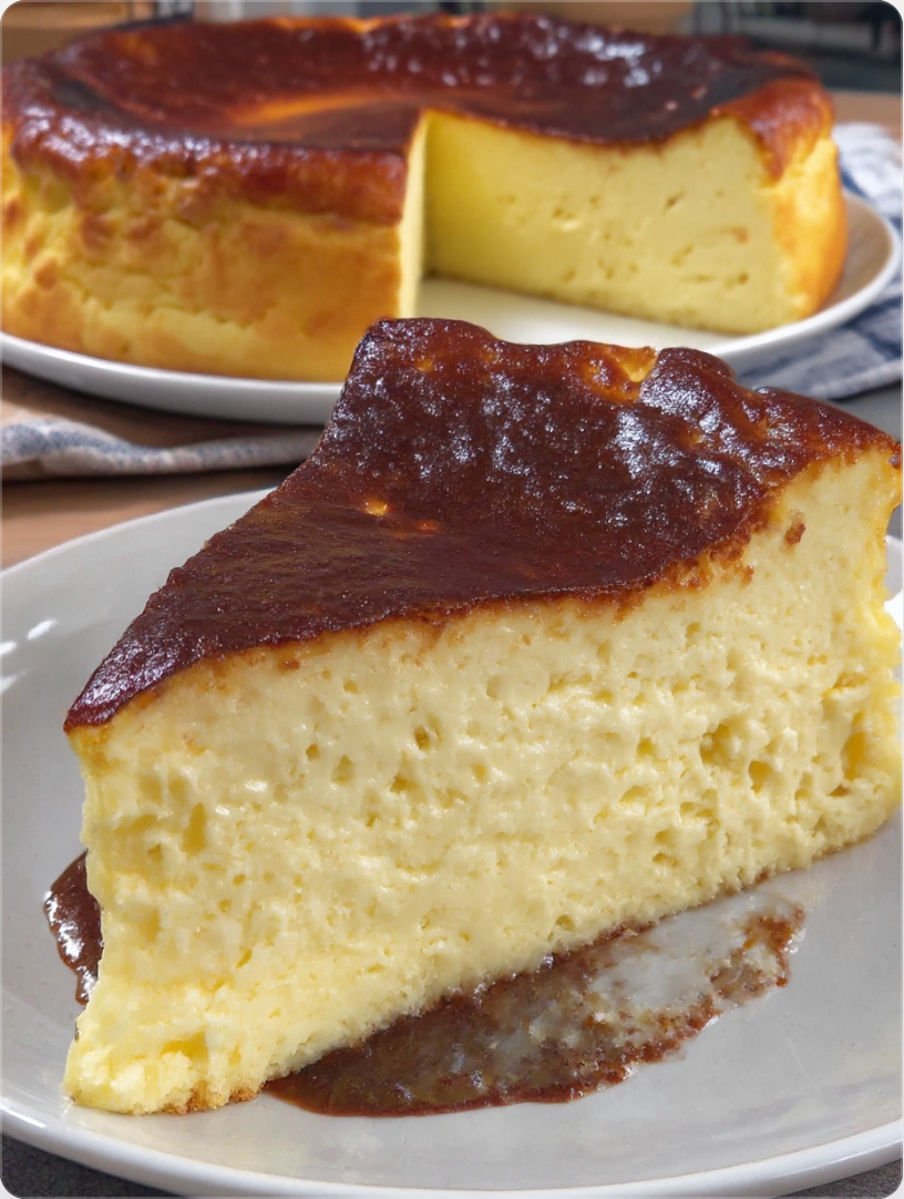 uper Creamy Burnt Cheesecake