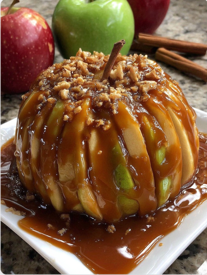 Sheet Pan Caramel Apples