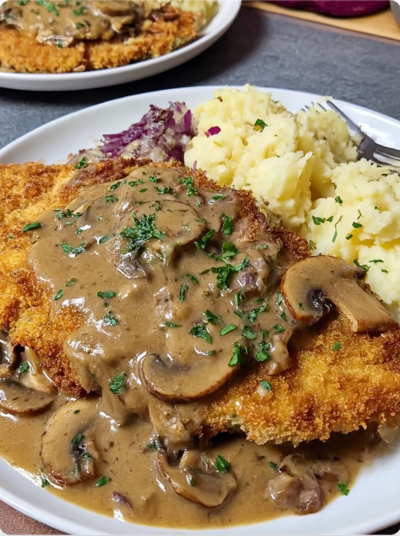 Jägerschnitzel (Hunter’s Schnitzel)
