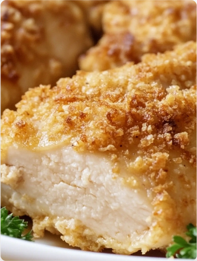 Easy Crispy Ritz Chicken Bakes Recipe