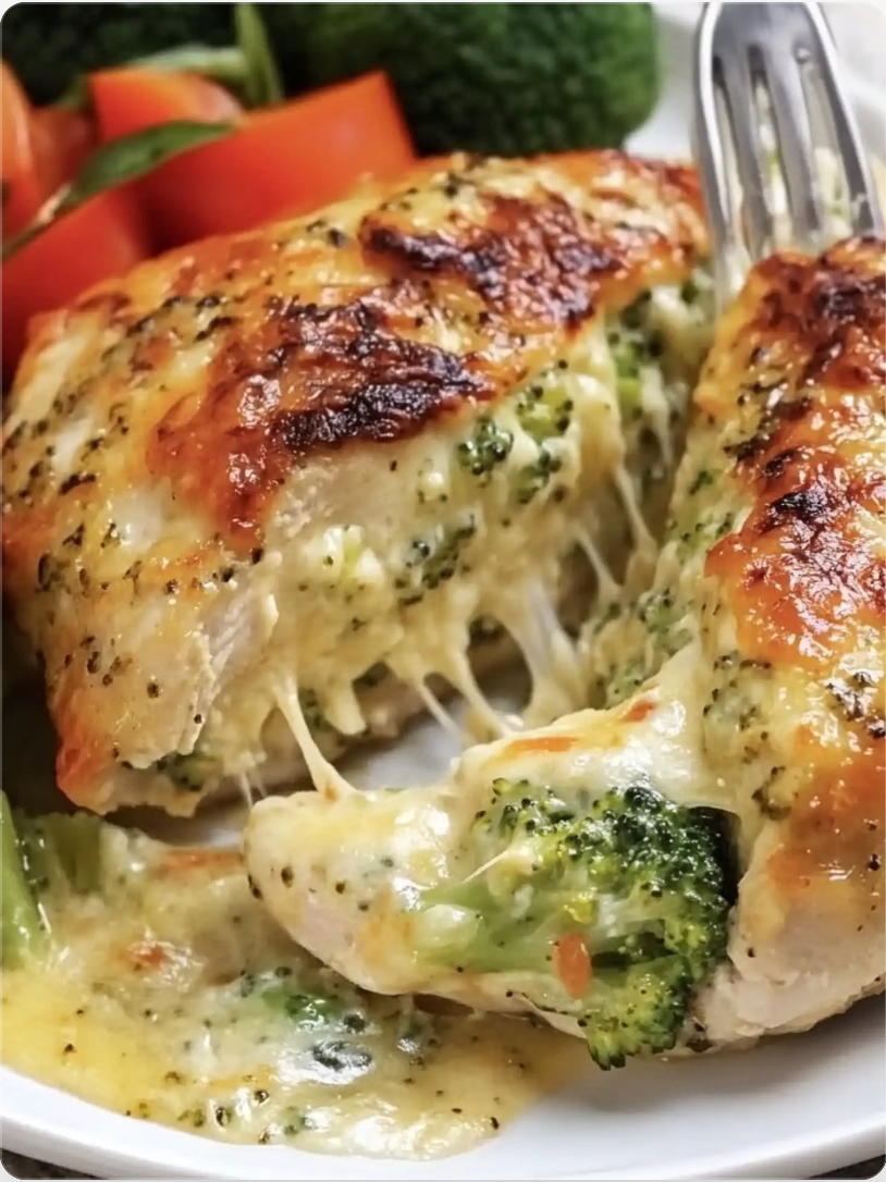 Broccoli Cheese Stuffed Chicken