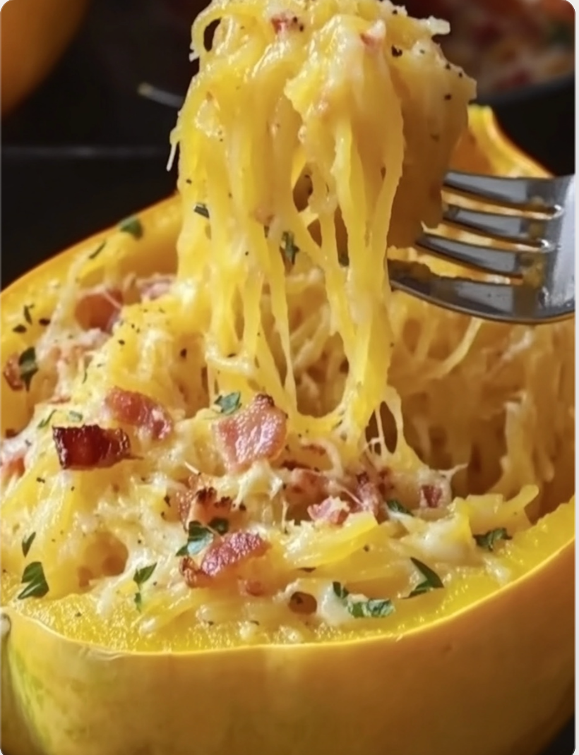 Spaghetti Squash Carbonara